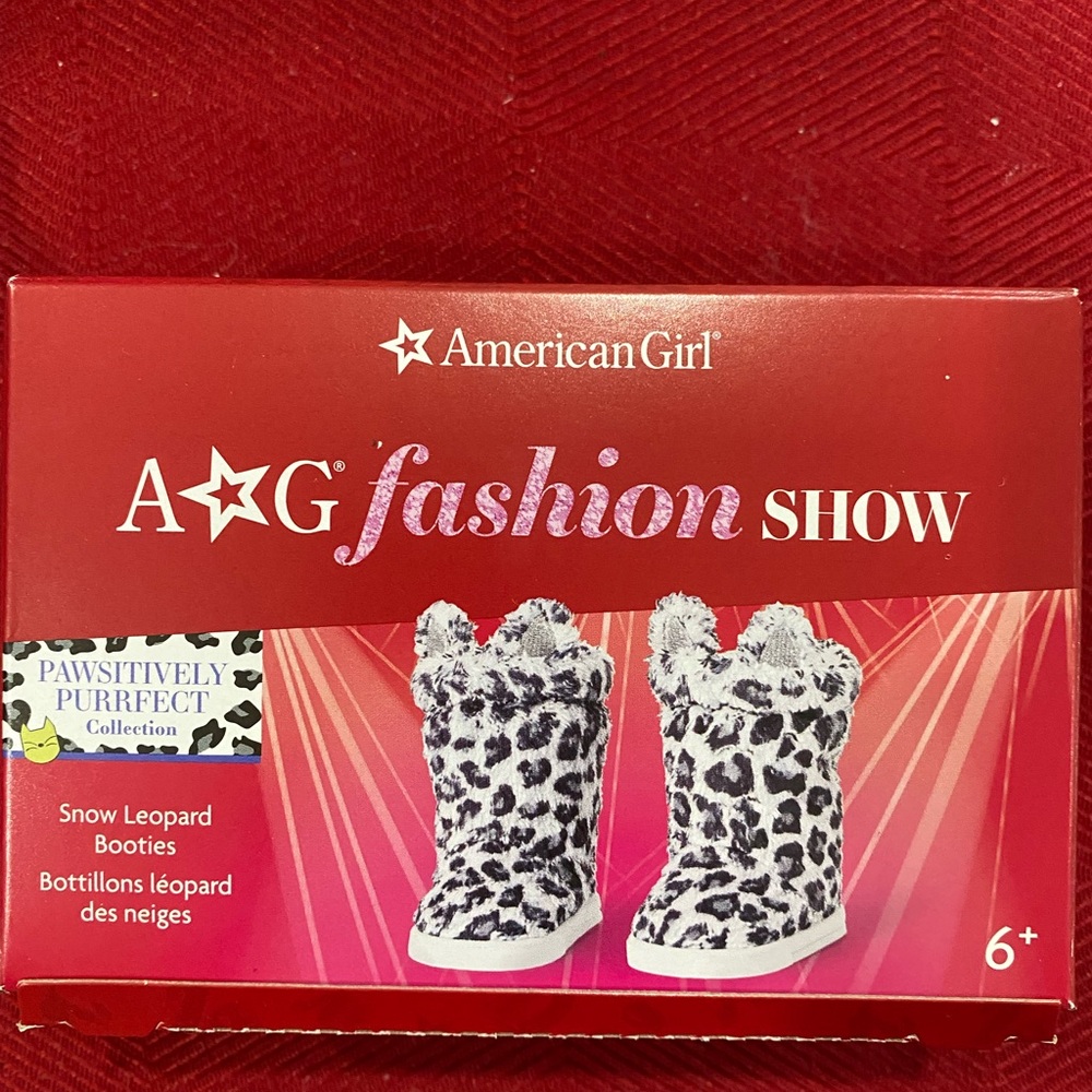 American Girl Snow Leopard Booties